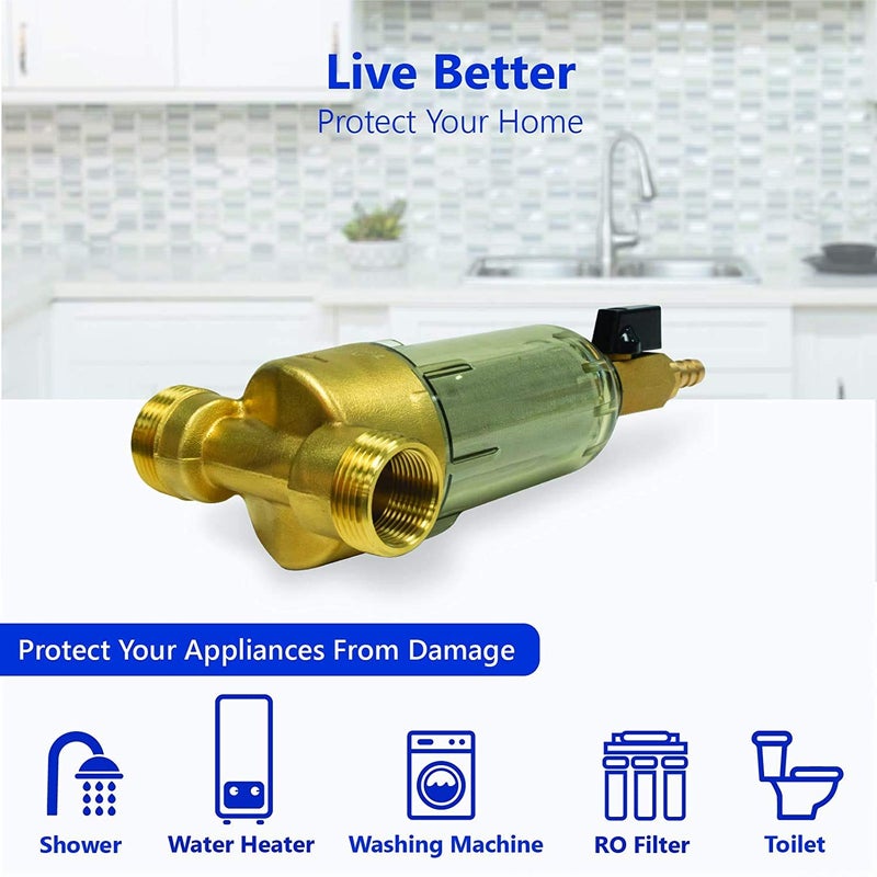 EXPRESS WATER WHP1 Spin Down Sediment Filter  Standard  Bronze - Image 5